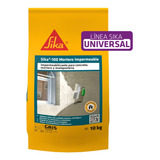 Sika 100 Mortero Impermeable Gris 10kg