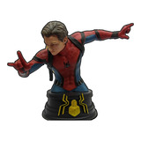 Tom Holland Spiderman Busto Resina Impresión 3d 12 Cms 