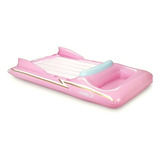 Funboy Inflatable Pink Retro Convertible Pool Float