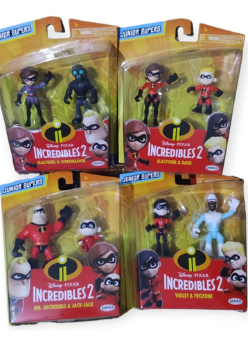 Figuras Los Increíbles 2 Junior Supers Pixar 