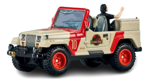 Hot Wheels Jurassic Park Jeep Wrangler | Sdcc Red Line Club