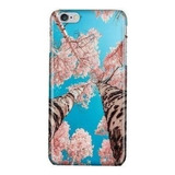 Funda Celular Paisaje Arboles Rosas Cielo Mujer Dama Pra  