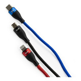 Cable Carga Rapida 3 En 1 Usb 1.2 M Aj Shop