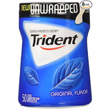 Trident Chicle Sin Azúcar (original, 50-pieza, Paquete De 6)