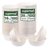 Supernal Cuencos Desechables Para Sopa, Cuencos De Sopa De B