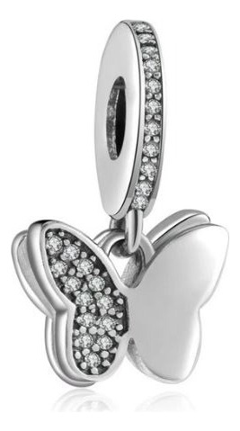 Charm Dije Plata 925 Mariposas