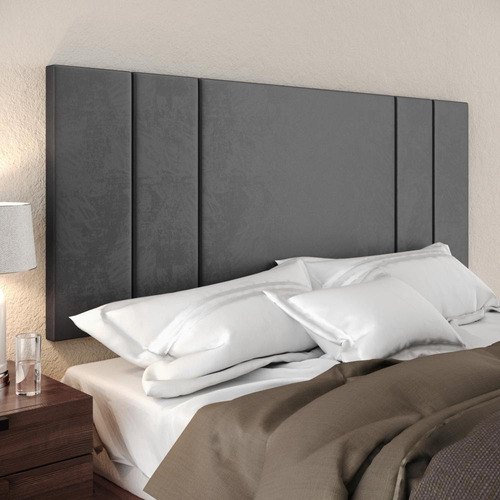 Cabeceira Painel Estofada 1,95 Cama Box King Size Quarto