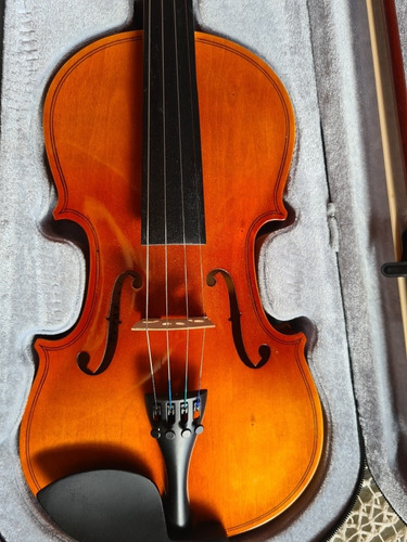 Violino 4/4 Com Caixa, Suporte De Violino E Afinador