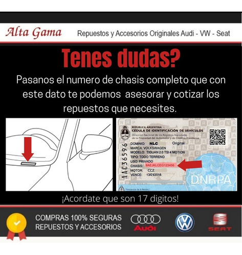 Sensor Rpm Cigueal - Audi - A3 A4 A5 Q3 Q5 Tt Foto 7