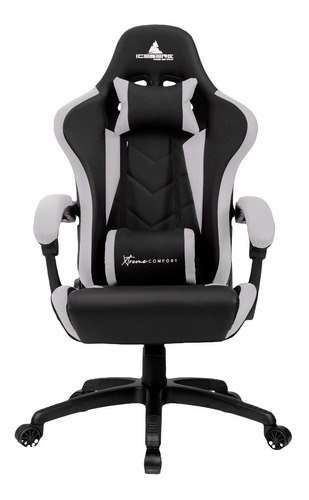 Silla Gamer Iceberg Gc80 Reposabrazos Acolchados Blanca