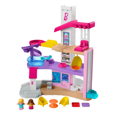 Fisher-price Little People Juguete Casa Barbie De Los Sueños Color Rosa y Blanco | Envío gratis