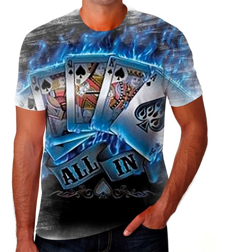 Camiseta Camisa Poker Jogo De Azar Casino  Envio Imediato 20