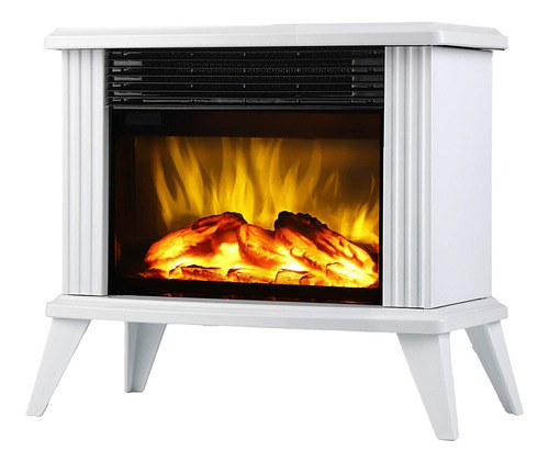 Calefactor Eléctrico Chimenea Blanco 1500w Donyer Power