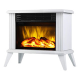 Calefactor Eléctrico Chimenea Blanco 1500w Donyer Power