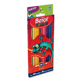 Lápices De Colores Berol Doble Punta 12 Pzs 24 Colores