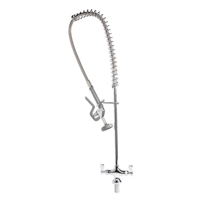 Llave De Prelavado Para Cubierta Industrial Grifo Manguera Excite BXF-A7 | Meses sin interés