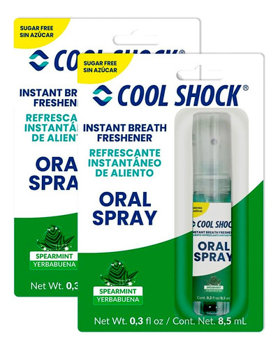 Spray Refrescante Bucal Duo Yrbabuena Mal Aliento Coolxshock