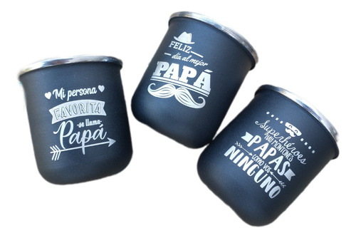 Mate Térmico Personalizado Acero 2ble Capa + Bombilla Acero