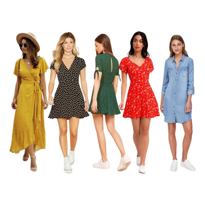 Lote Paca Vestidos 5 Pz Tallas Xs Y S | Meses sin interés