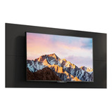 Painel C/ Suporte Para Tv Até 65 Amsterdã Multimóveis V3324 Cor Preto