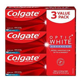 Los Dientes Colgate Advanced Whitening Blanco Óptico De Past