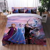 Colcha Princesa Elsa Anna Frozen Bedding