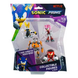 Muñeco Sonic Prime X5 Figura Coleccionable A 6cm Son2040 Srj