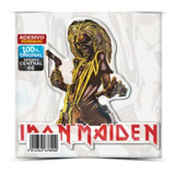Adesivo Iron Maiden Eddie Escrita Resinado