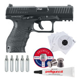 Pistola Co2 Walther Ppq M2 .177 21 Rds Blowback Pellets Xp