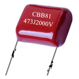 Capacitor Condensador Cbb 2kv 473j 0,047uf 47nf 