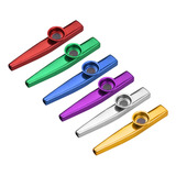 Instrumento Infantil De Liga Leve De Alumínio Kazoo De 6 Peç