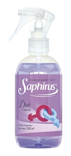 Aromatizador Textil Saphirus Fragancia Due 250ml X3unidades