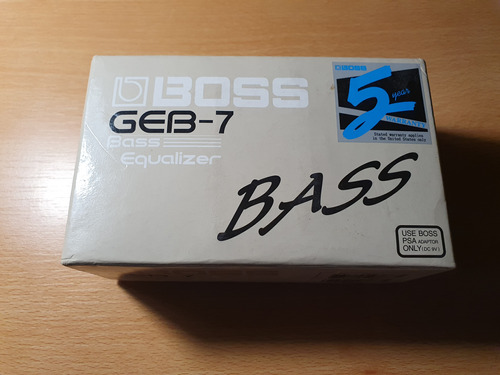 Pedal De Efecto Boss Geb-7 Bass Equalizer By Roland