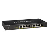 Conmutador Poe+ No Administrado Gigabit Ethernet De 8 Puerto