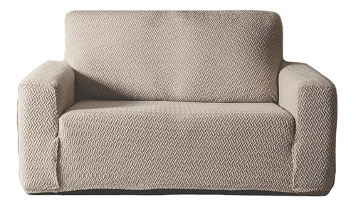 Cubre Sillon Loveseat Niza Greige Elastico Stretch