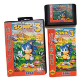 Id 02 Sonic 3 Cib Original Sega Mega Drive