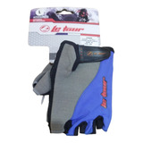 Guantes De Bicicletas Le Tour Lycra  Dedo Corto Azul (l)