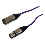 Cable Xlr Para Microfono O Luces Dmx Plug A Jack Canon 2m