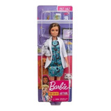 Muñeca Barbie Profesional Veterinaria Con Accesorios