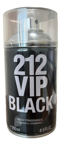 Body Spray 212 Vip Black 250ml - Original