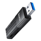 Lector De Tarjetas Hoco Micro Sd/tf/sd Usb 3.0 5gbps 2tb