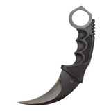 Karambit Faca Afiada Tática Militar Fulltang Carambite Preto