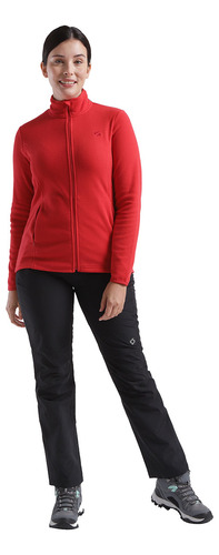 Chaqueta Polar Belauri Mujer Rojo Doite