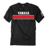 Factory Effex Unisex Adulto Yamaha Retro T-shirt (negro, Gra