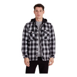 Campera Macowens Camisaco Negro Hombre 019201037002