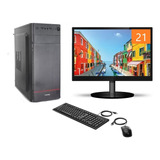 Cpu Home Completa I7 8ªger 16gb Ssd 120gb Hd 1tb Monitor 21