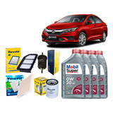 Kit Revisão Óleo 0w20 Honda City 1.5 2018 2019 2020 2021