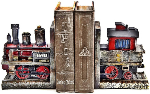 Sujeta Libros De Tren Locomotora Motor Industrial 6 Pulgadas