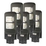 5-pack Luminaria Solar Urbana 40w Sensor Movimiento/control