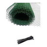 Cerramiento Tejido Malla Plástica Romboidal Rollo 1,2m X 5m